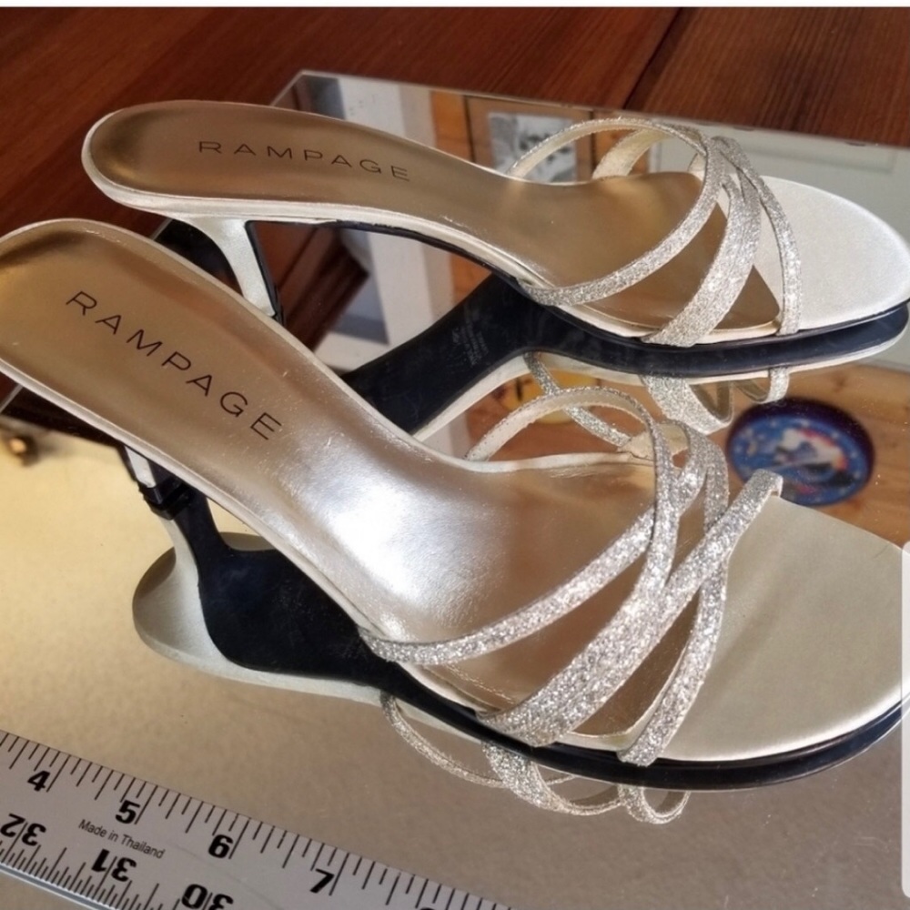 COPY - Gold glitter Kitten heel